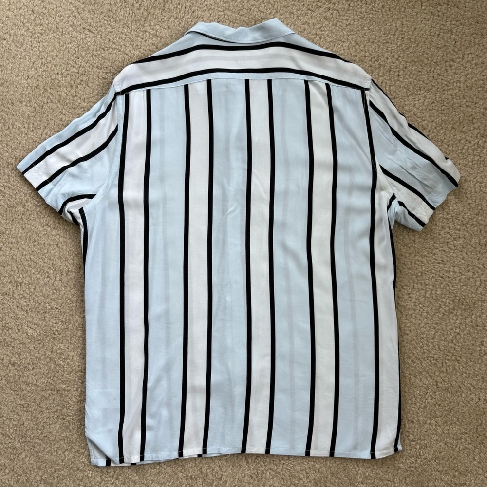 Express Striped Button Up Shirt - Picture 8 of 8
